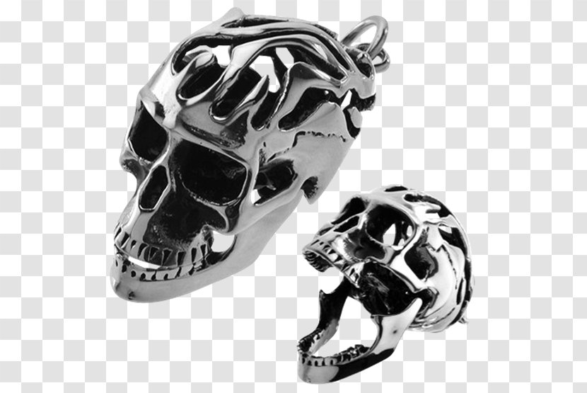 Ring Motorcycle Silver Skull Jewellery - Harleydavidson - Flame Pursuit Transparent PNG
