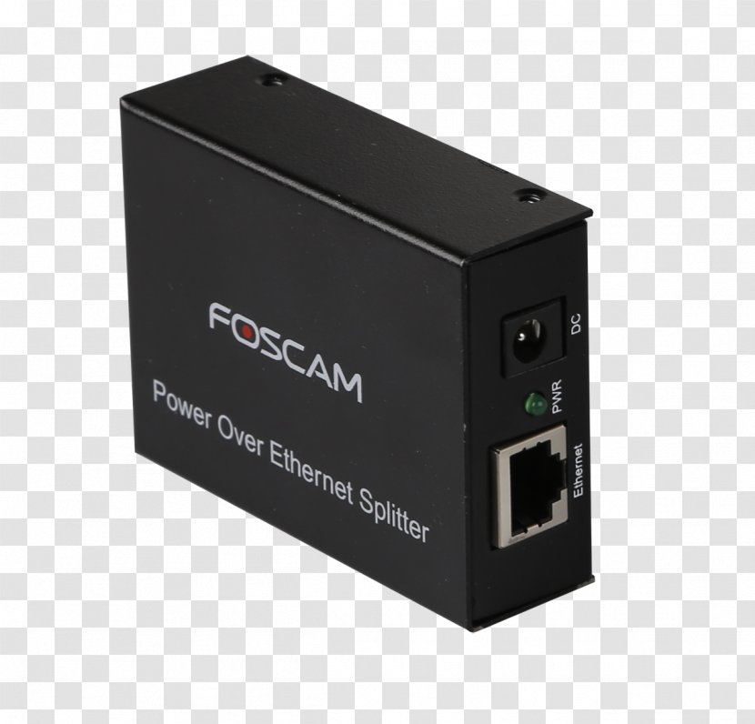 Electrical Cable Power Over Ethernet Network Switch Foscam FI9853EP Pan–tilt–zoom Camera - Splitter Transparent PNG