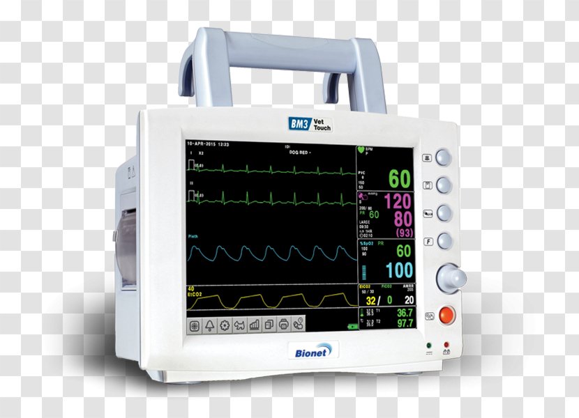 Medical Equipment Computer Monitors Veterinarian Veterinary Medicine Touchscreen - Patient - Blood Pressure Machine Transparent PNG