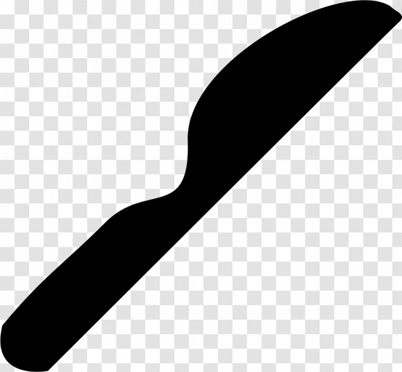 Butter Knife Download - Black And White Transparent PNG
