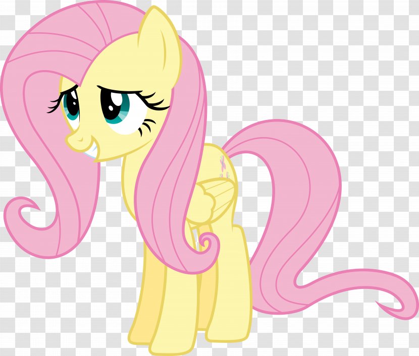 Pony Fluttershy Pinkie Pie Rarity Rainbow Dash - Silhouette - Horse Transparent PNG