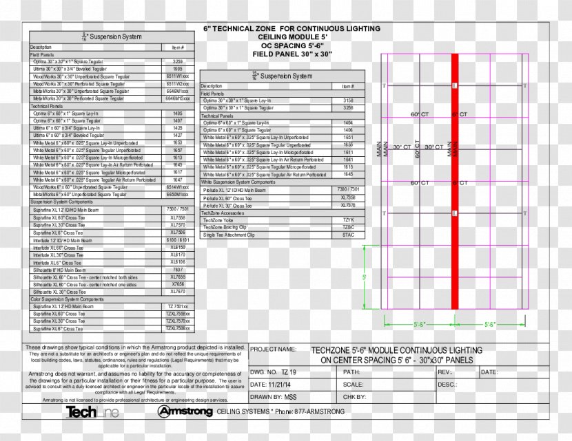 Armstrong World Industries Dropped Ceiling Tile Paper - Diagram - False Transparent PNG