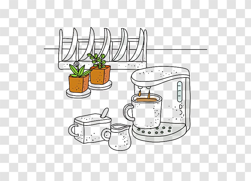Coffee Designer Illustration - Area - Make Transparent PNG