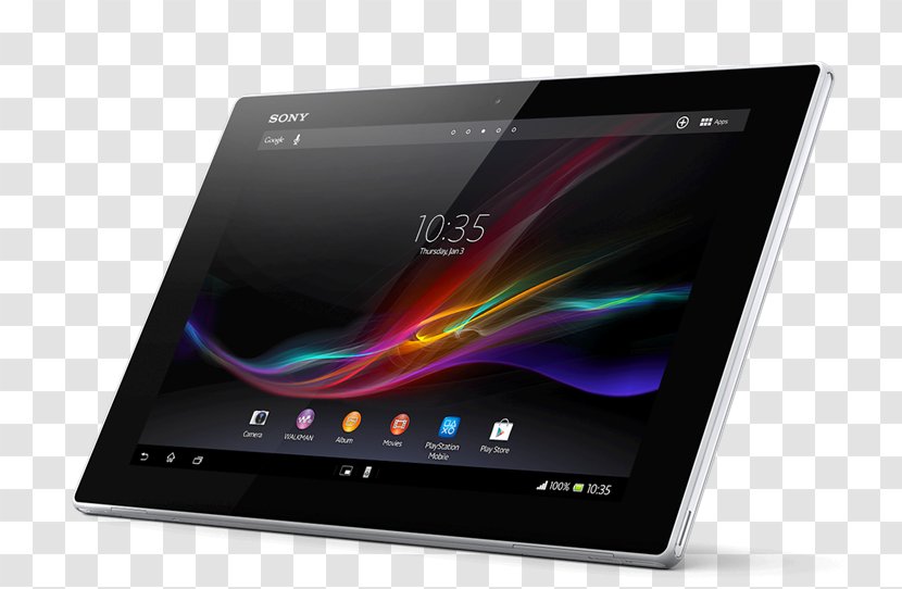 Sony Xperia ZR Tablet S 索尼 Android Transparent PNG