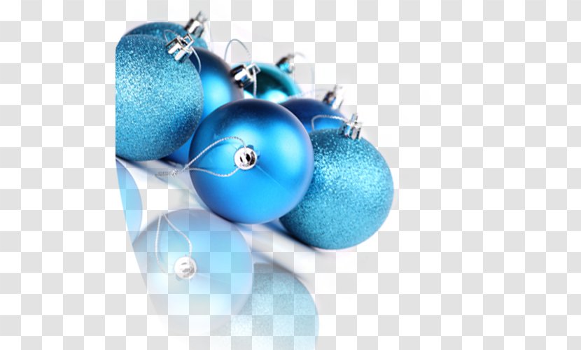 Turquoise Christmas Ornament - Blue - Creative Transparent PNG