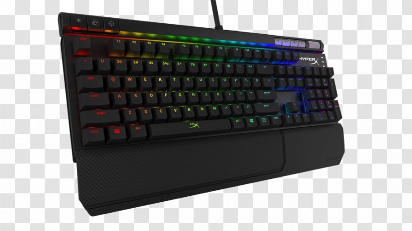 Computer Keyboard Mouse HyperX Alloy Elite RGB Mechanical Gaming Kingston - Hyperx Transparent PNG