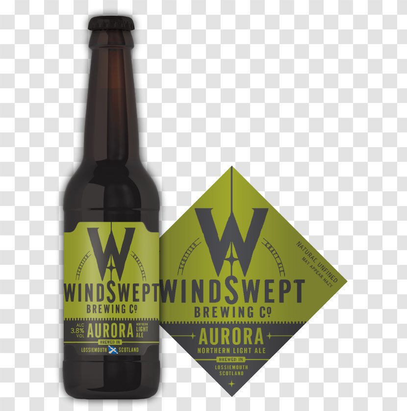 Beer Bottle Windswept Brewing Co Brewery Grains & Malts - Glass Transparent PNG