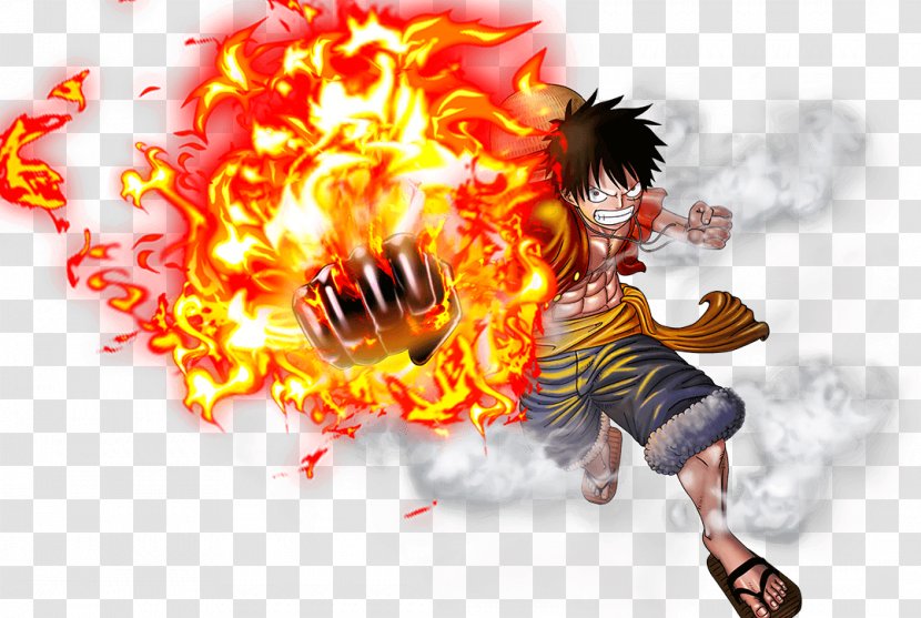 One Piece: Burning Blood Monkey D. Luffy Roronoa Zoro Akainu Garp - Cartoon - Piece Transparent PNG