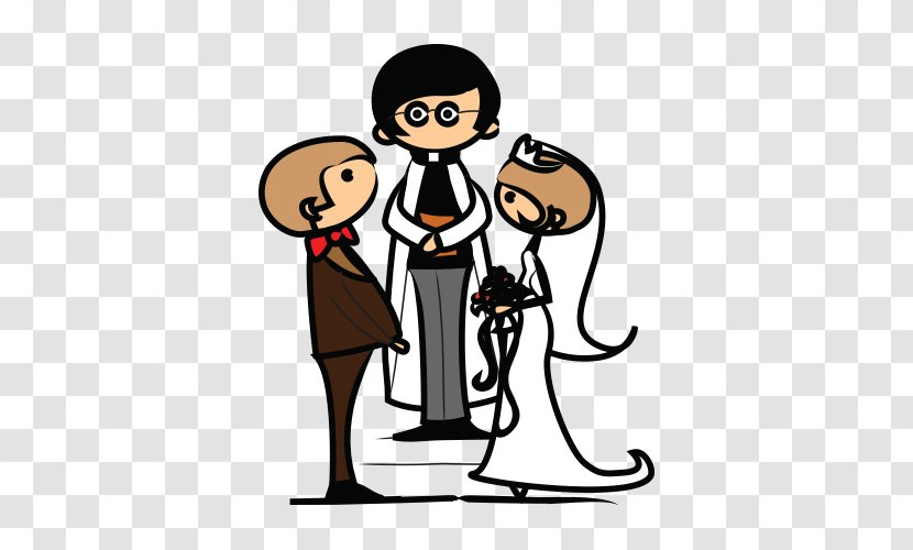 Wedding Marriage Illustration - Communication - Cartoon Couple Vector Transparent PNG