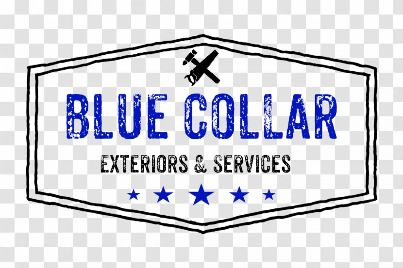 Blue Collar Exteriors And Services Cleaning Brand Clothing Clothes Dryer - Bluecollar Worker Transparent PNG