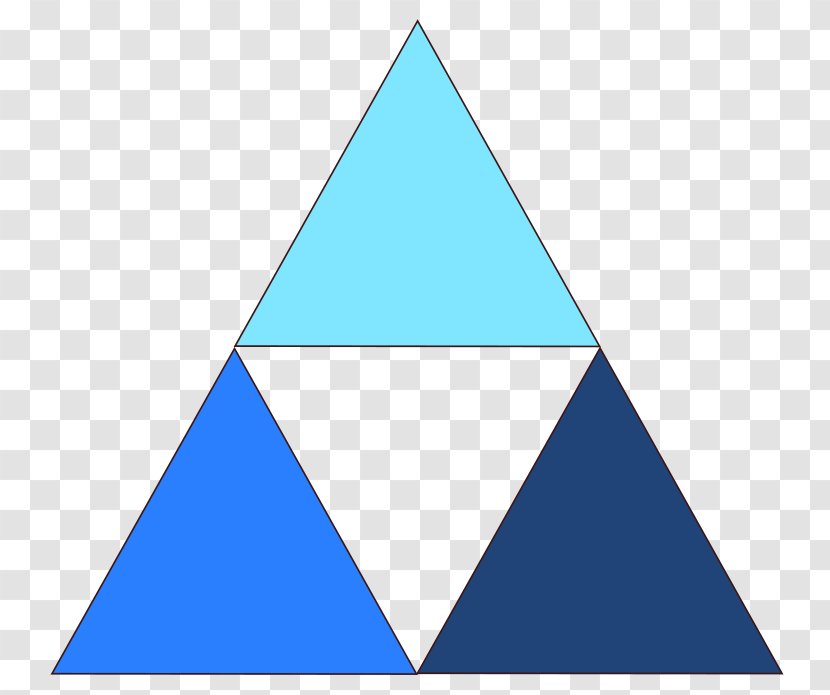 Triangle Clip Art - Blue - Triangulo Transparent PNG