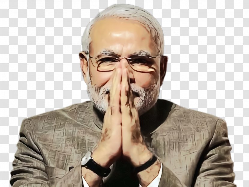 Narendra Modi - Jaw - Gesture Glasses Transparent PNG