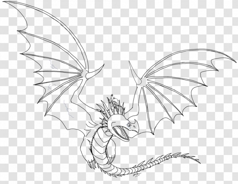 How To Train Your Dragon Drawing Sketch - Organism Transparent PNG