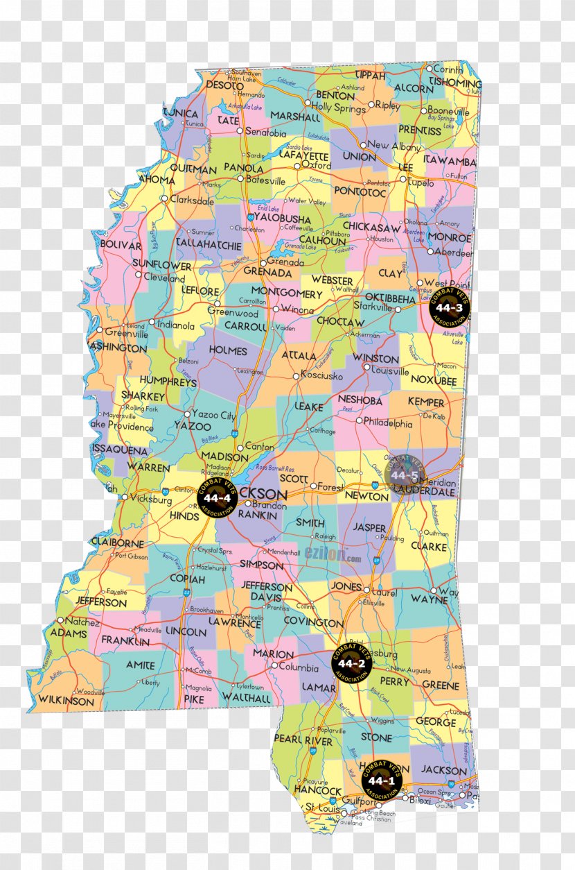 Mississippi Map Tuberculosis Transparent PNG