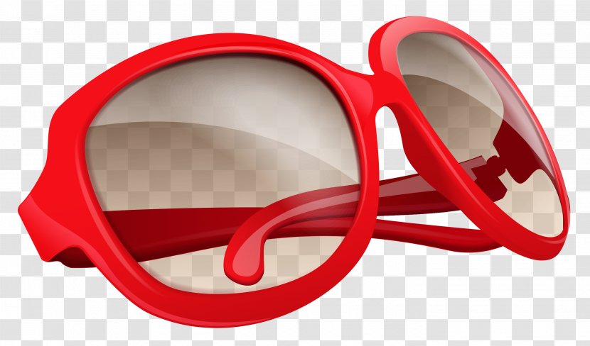 Sunglasses Ray-Ban Wayfarer Clip Art - Red - Image Transparent PNG