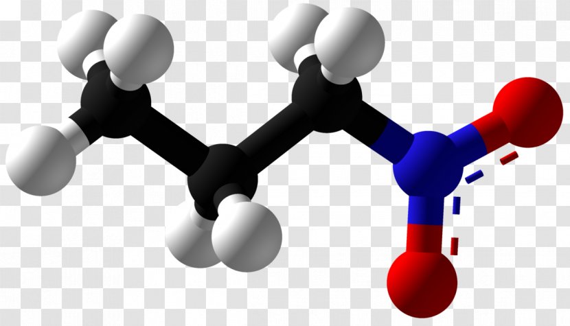 1-Nitropropane Nitro Compound Ball-and-stick Model 2-Nitropropane Chemical - Liquid - Molecular Transparent PNG