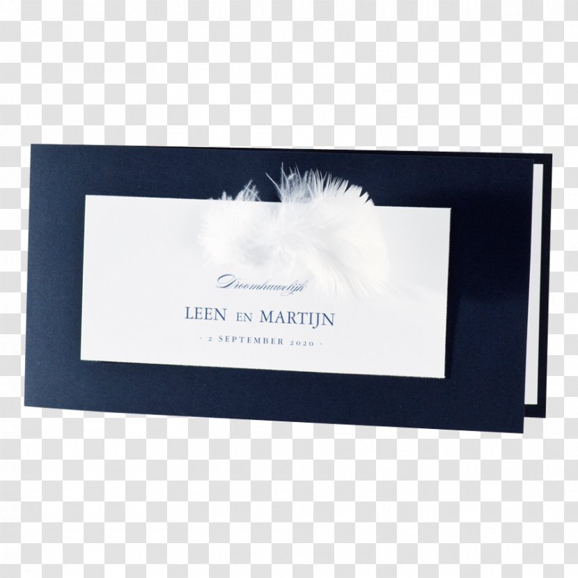 Paper Blue De Vliegende Ballon In Memoriam Card Drukkerij Jan Meinema - Marriage - Oblique Light Transparent PNG