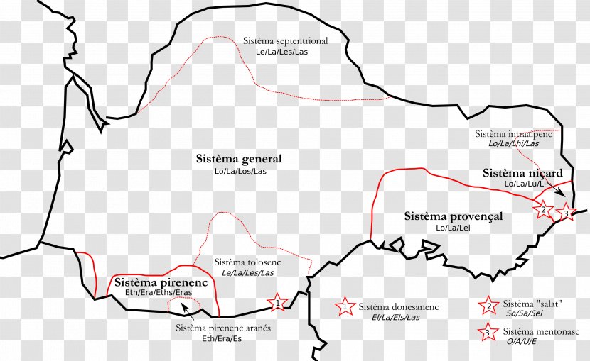 Occitania Langues D'oïl Map Occitan Wikipedia - Geography Transparent PNG