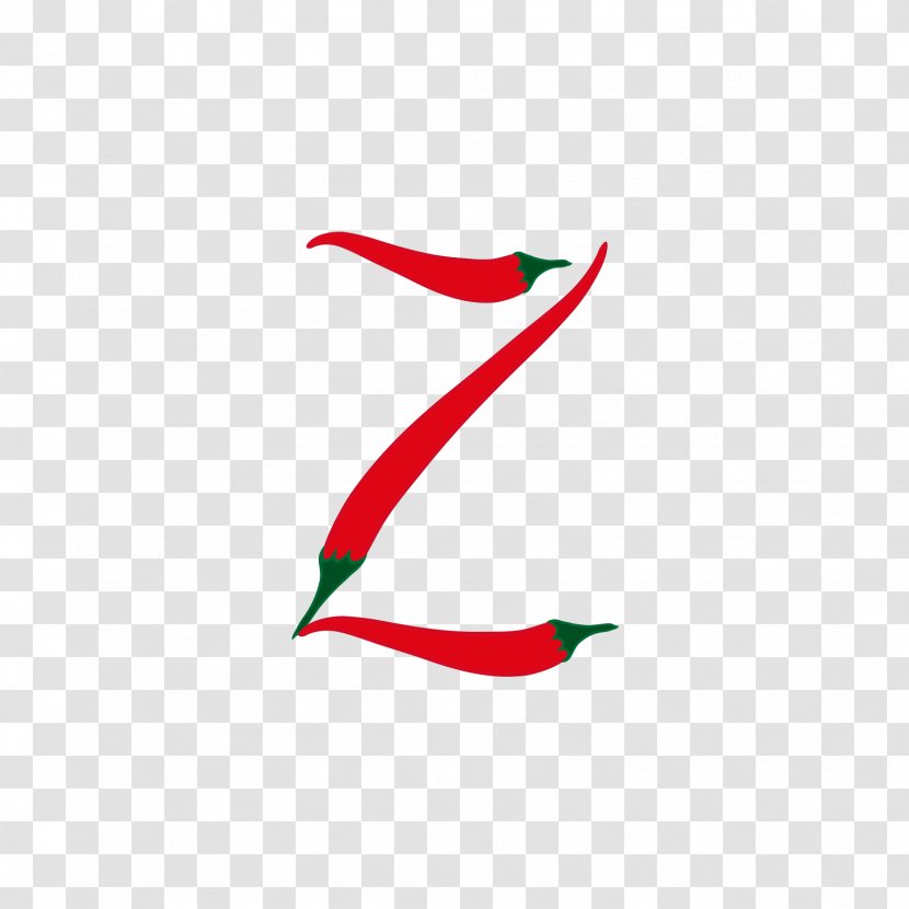 Capsicum Annuum Letter Icon - Pepper Alphabet Z Transparent PNG