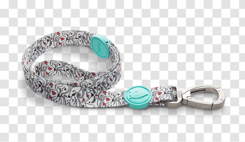 Dog Leash Eskimo Kissing Collar - Turquoise - Pie Transparent PNG