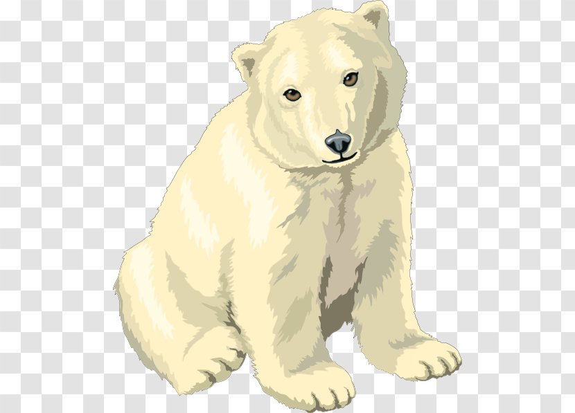 Polar Bear Giant Panda Clip Art - Terrestrial Animal - Cub Cliparts Transparent PNG