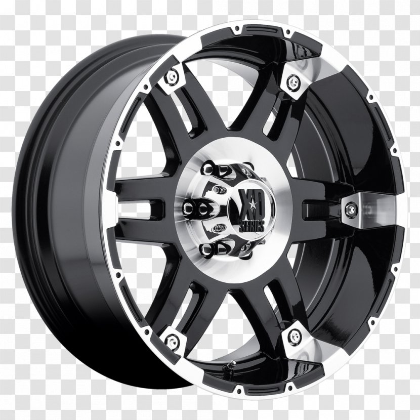 Alloy Wheel Motor Vehicle Tires Spoke Rim - Offroad - Black Line Tire Replacement Transparent PNG