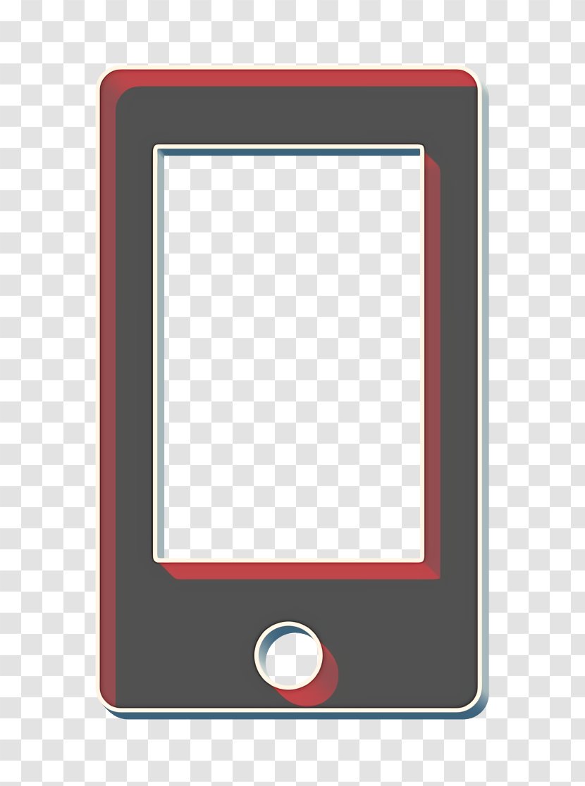 Phone Icon Smartphone - Rectangle - Picture Frame Handheld Device Accessory Transparent PNG