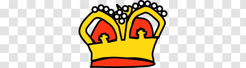 Crown Cartoon Clip Art - King - Golden Cliparts Transparent PNG