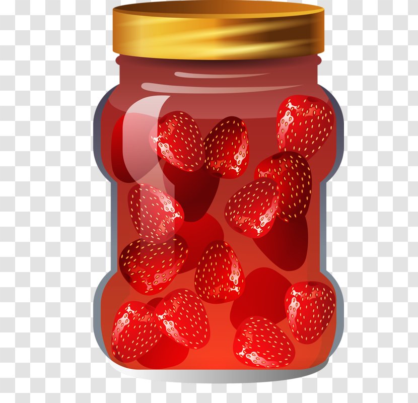 Strawberry Jar Varenye Clip Art - Food Transparent PNG