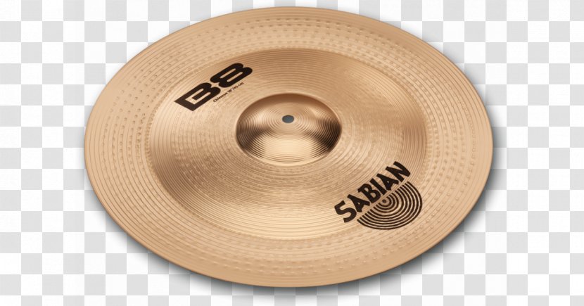 Sabian China Cymbal Drums Crash - Silhouette Transparent PNG