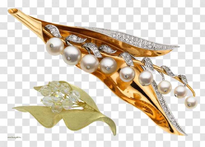 Jewellery Pearl Gemstone Brooch Diamond Transparent PNG