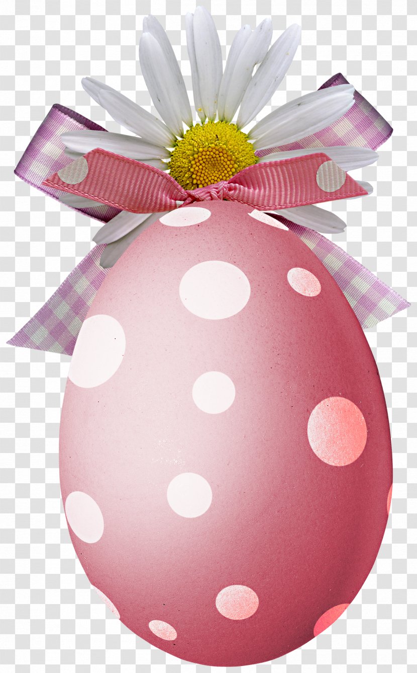 Easter Bunny Egg Clip Art - Bow Dot Eggs Transparent PNG