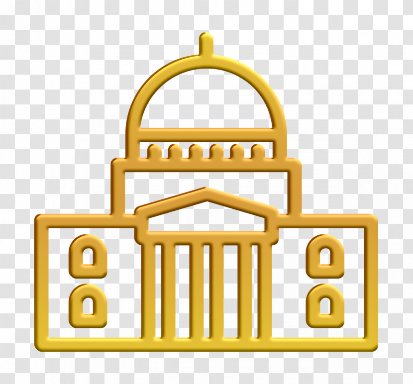 City Hall Icon Down Town Icon Congress Icon Transparent PNG