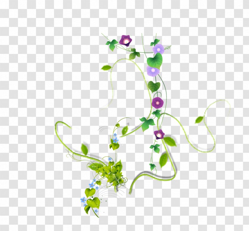 Flower Floral Design Purple Clip Art - Heart - Trumpet Transparent PNG