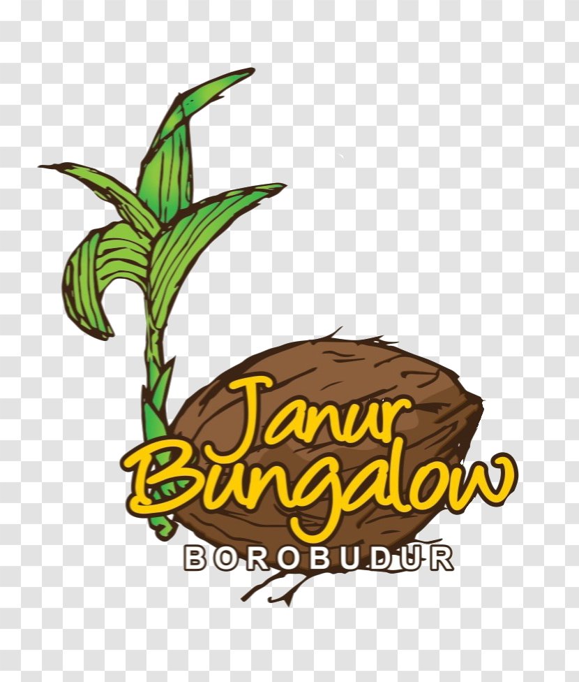 Janur Bungalow Logo Yogyakarta Illustration Font - Text - Beachfront Watercolor Transparent PNG