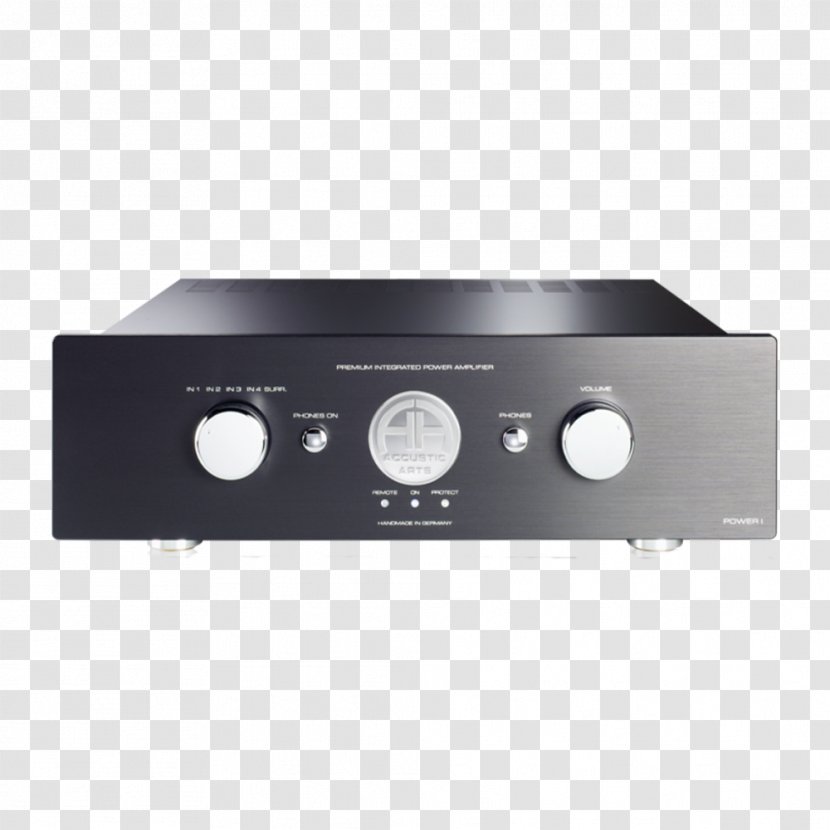Audio Power Amplifier Preamplifier Loudspeaker CD Player - Strips Surge Suppressors - Tube Sound Transparent PNG
