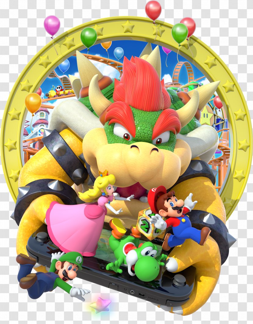 Mario Party 10 Wii U Bowser - Star Rush Transparent PNG