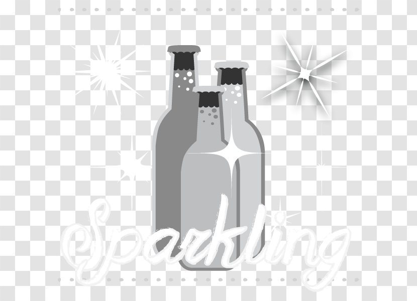 Glass Bottle Logo - Drinkware Transparent PNG