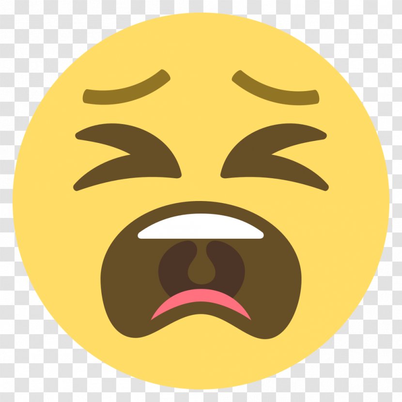 Emoji Smiley Emoticon Sticker Text Messaging - TIRED Transparent PNG