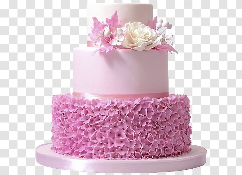 Torte Wedding Cake Birthday Tart - Buttercream Transparent PNG
