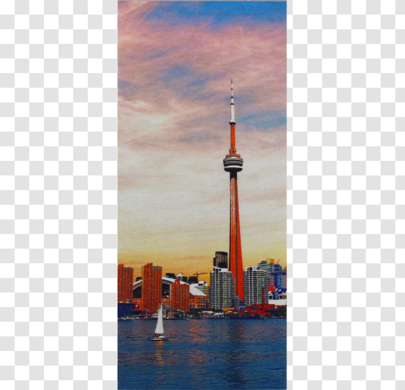 Lighthouse Painting Sky Plc - Cn Tower Transparent PNG