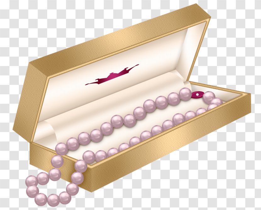 Pearl Jewellery Necklace Clip Art - Box Transparent PNG