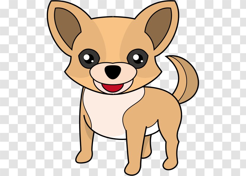 Chihuahua Puppy Dog Breed Companion Clip Art - Tail - Illust Transparent PNG