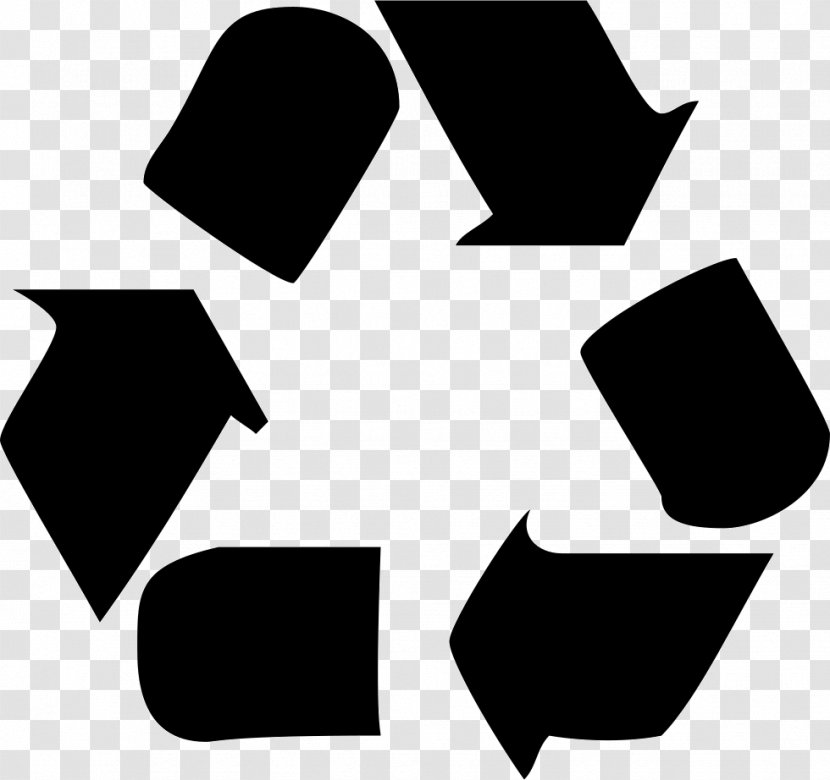 Recycling Symbol Reuse - Black - White Transparent PNG