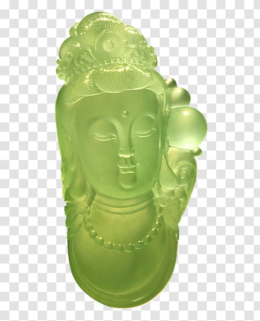 Jadeite Green Jewellery U548cu7530u7389 - Designer - Emerald Lake Guanyin Transparent PNG