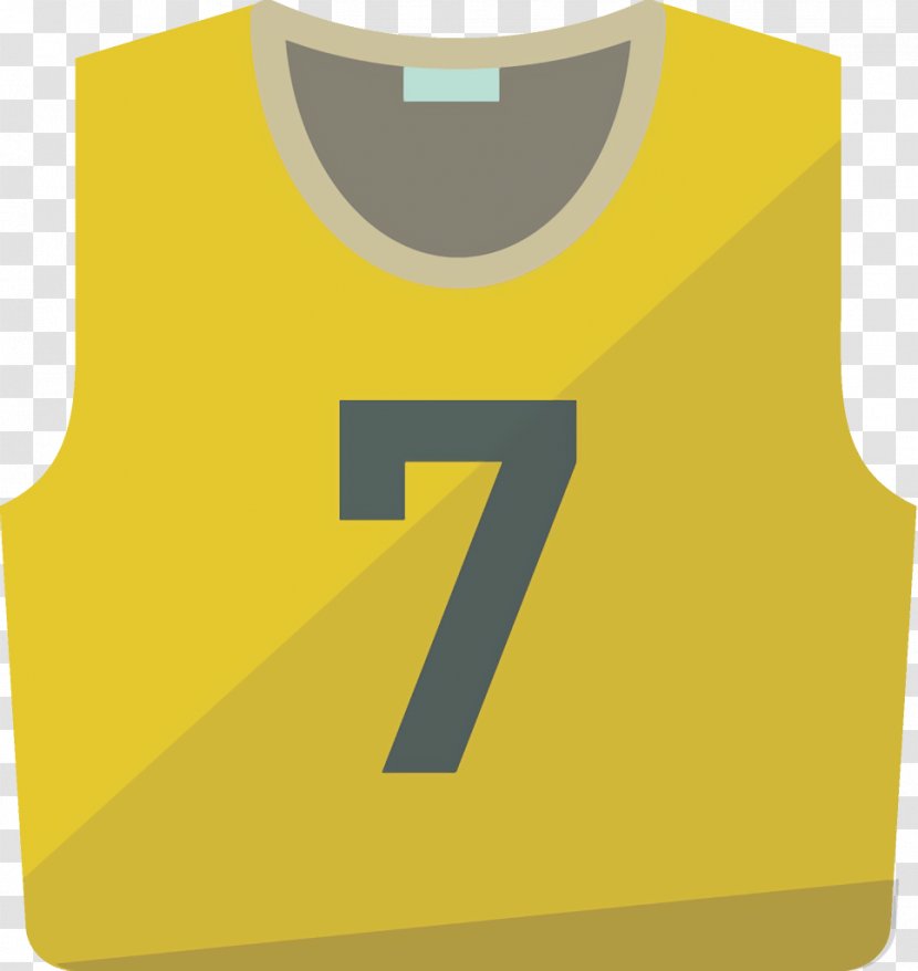 Yellow Clothing T-shirt Sportswear Font - Tshirt - Sleeveless Shirt Sleeve Transparent PNG