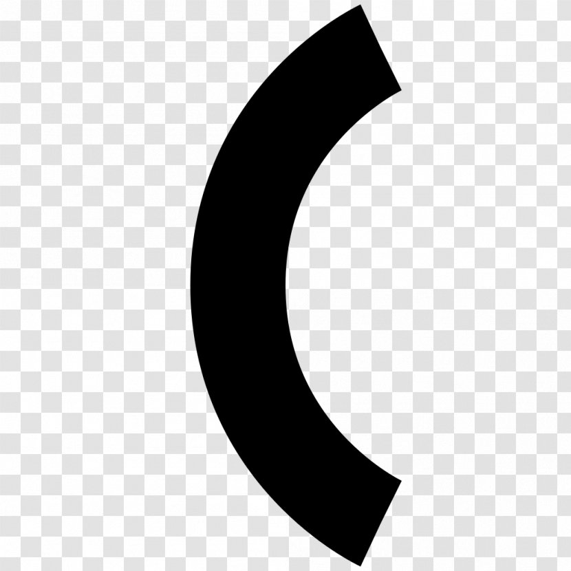 Crescent Logo Circle Brand - Black Transparent PNG