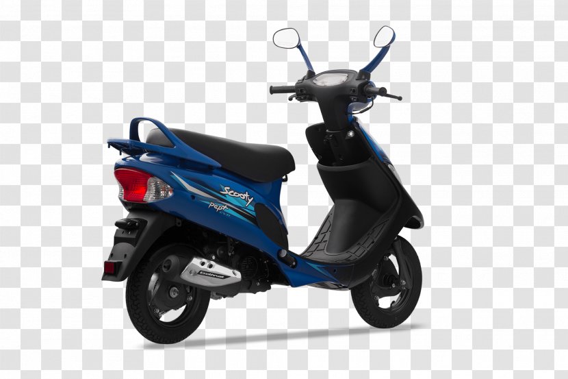 Car Scooter TVS Scooty Motor Company Motorcycle - Moped Transparent PNG