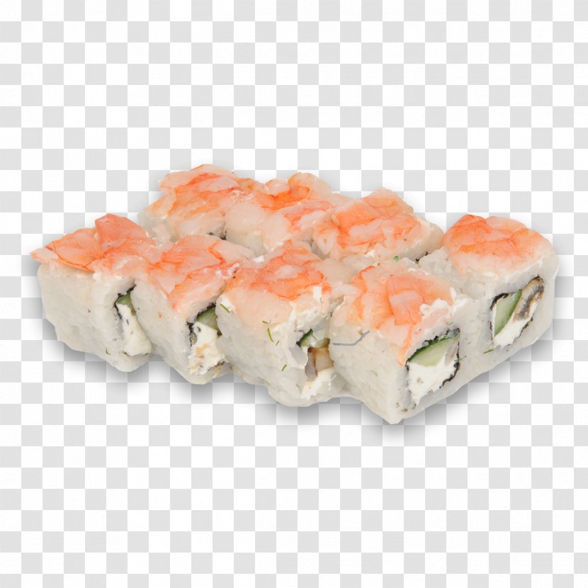 Makizushi Sushi Smoked Salmon California Roll Japanese Cuisine - Seafood Transparent PNG
