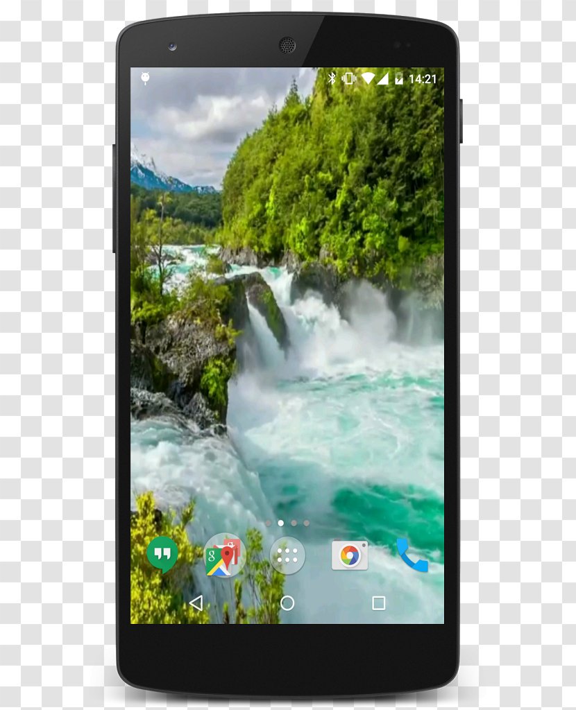 Desktop Wallpaper Waterfall Live Android Video - Heads Or Tails 3d Transparent PNG